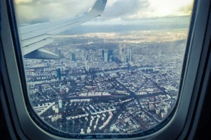 view from an airplane window nyt